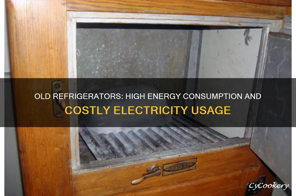 do old refrigerators use a lot of electricity