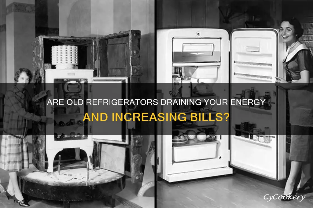 do old refrigerators use too much electricity