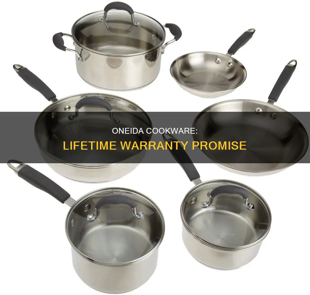 do oneida pots and pans lifetime warranty