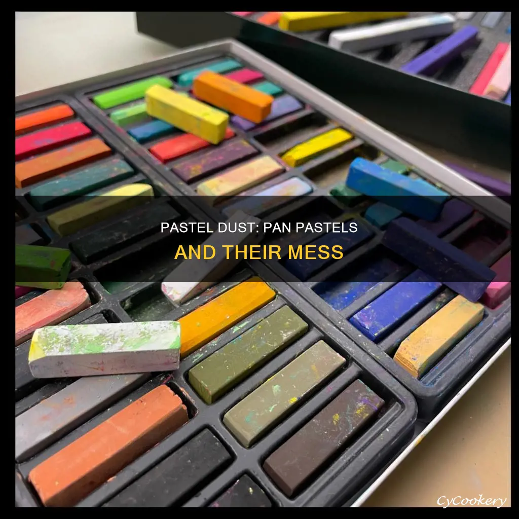 do pan pastels create dust