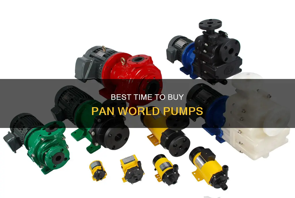 do pan world pumps go on sale