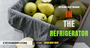 Refrigerating Pears: The Key to Longer Freshness and Better Storage