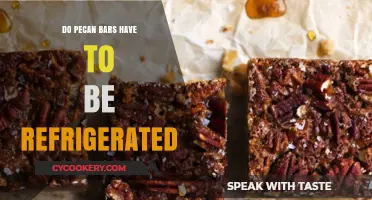 Should Pecan Bars Be Refrigerated? Storage Tips for Freshness