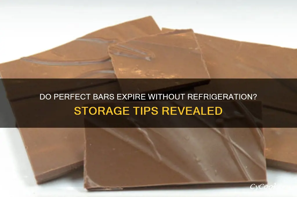 do perfect bars go bad if not refrigerated