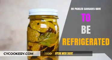 Pickled Sausages: Refrigeration Required or Shelf-Stable? Expert Insights