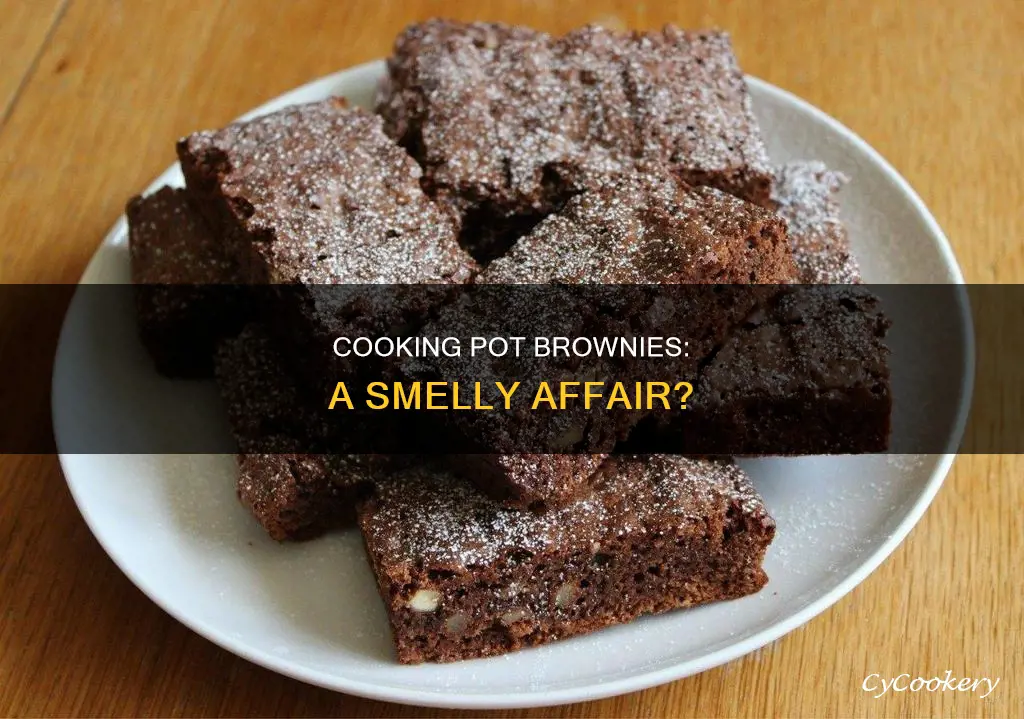 do pot brownies smell when cooking