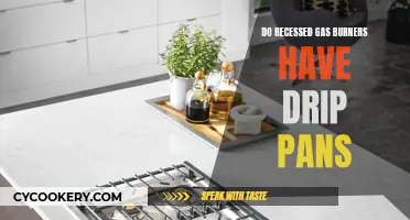 Recessed Gas Burners: Do They Need Drip Pans?