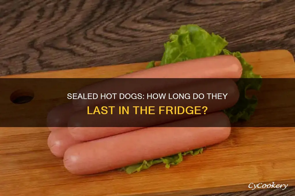 do refrigerated hot dogs go bad sealed