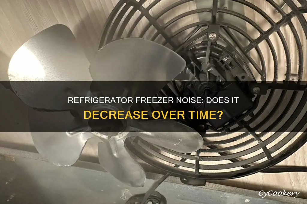 do refrigerator freezers get quiet after a certain time