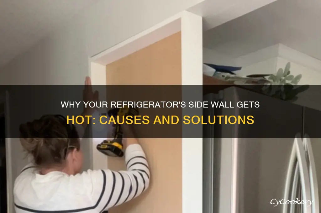 do refrigerator getting hot on the side wall