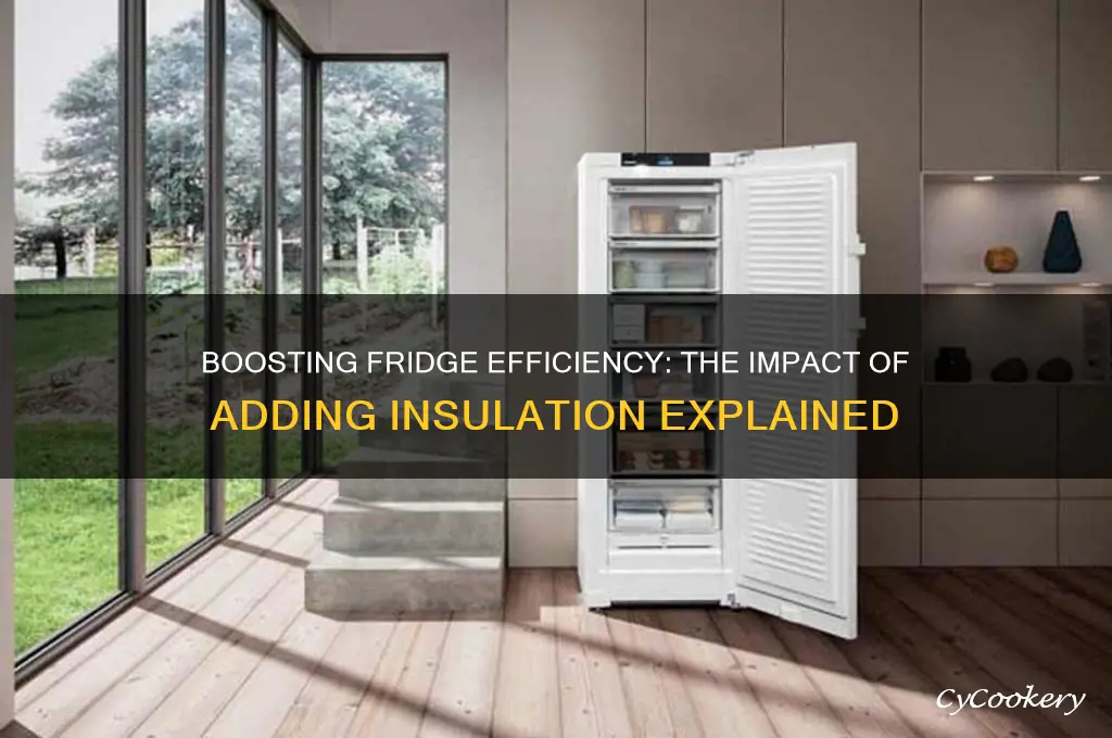 do refrigerator s work better if you add insulation