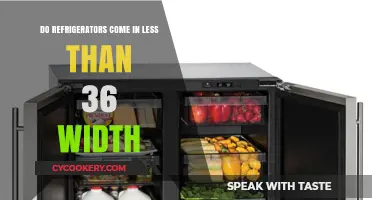 Compact Refrigerators: Exploring Options Under 36 Inches in Width