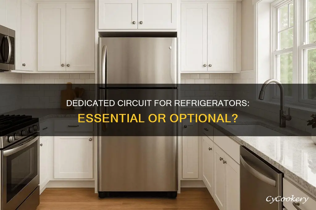 do refrigerators have to be on a dedicated circuit