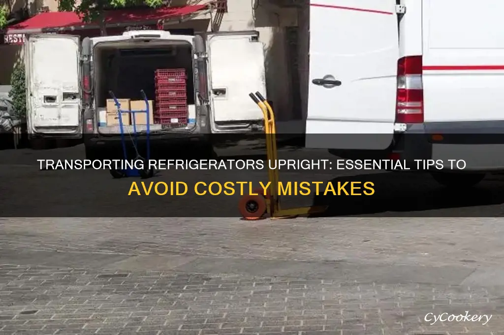 do refrigerators have to be transported upright