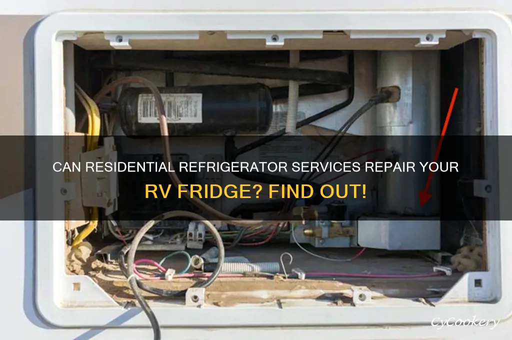 do residential refrigerator service places service rv refrigertors