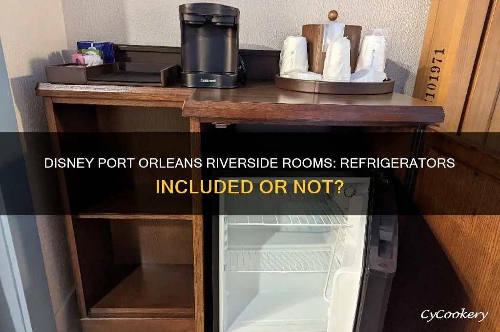 do rooms at disney port orleans riverside have refrigerators