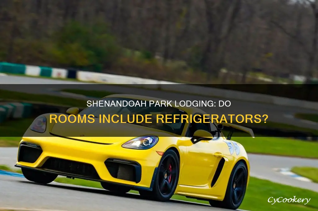 do rooms in shenandoah park have refrigerators
