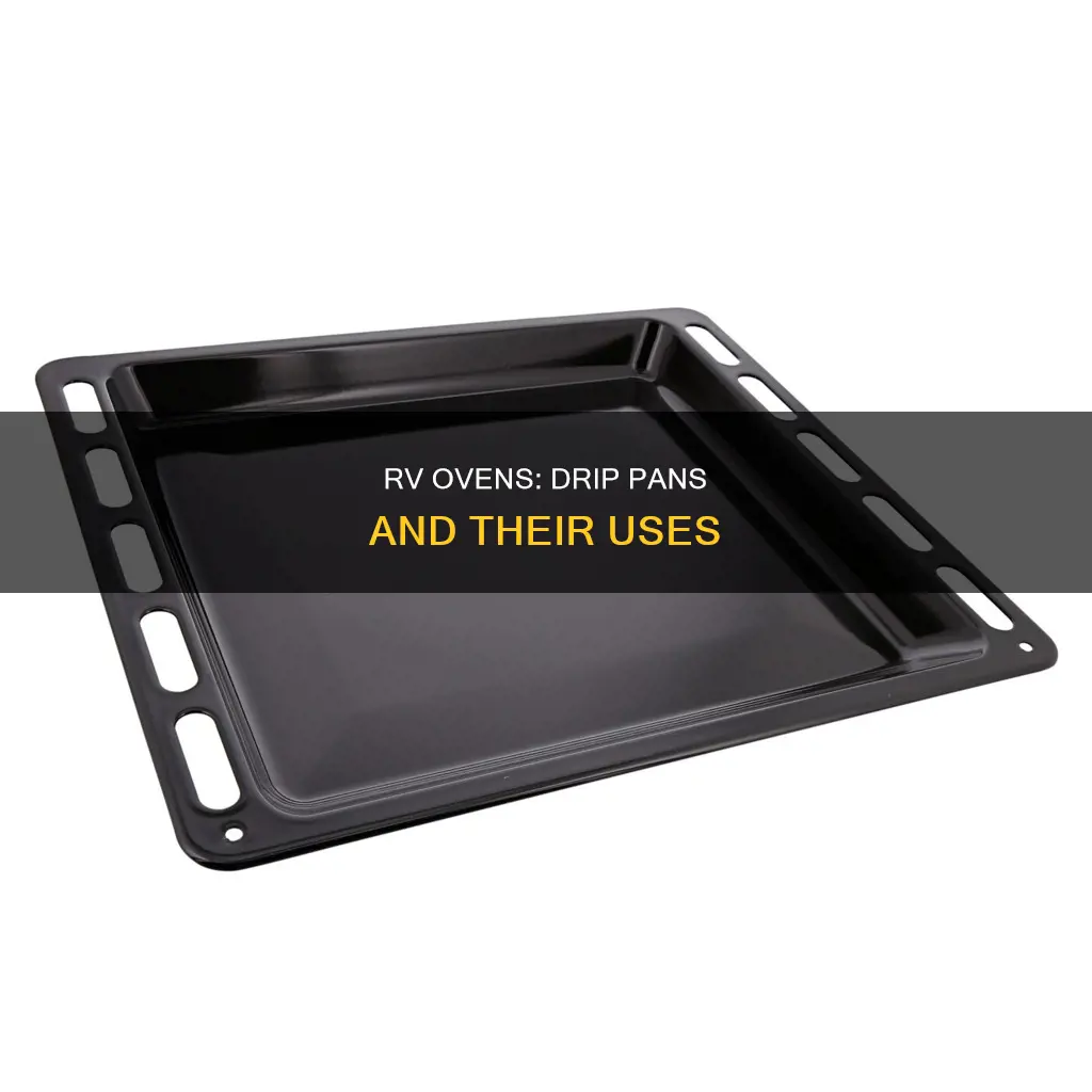 do rv ovens have drip pans