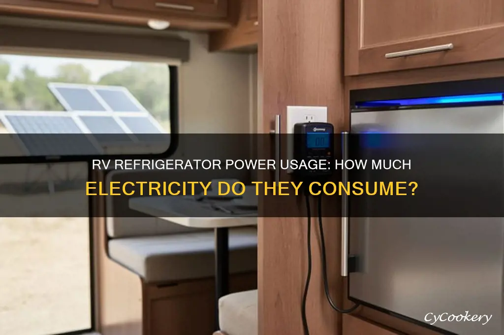 do rv refrigerators use a lot of electricity