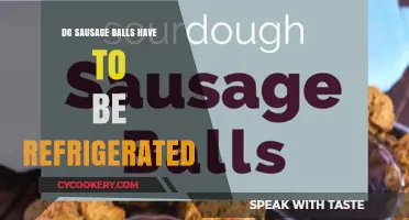Sausage Balls Storage: Refrigeration Required or Room Temp Safe?