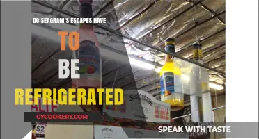 Should Seagram's Escapes Be Refrigerated? Storage Tips Revealed