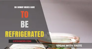 Skinny Mixes: Refrigeration Required or Shelf-Stable? What You Need to Know