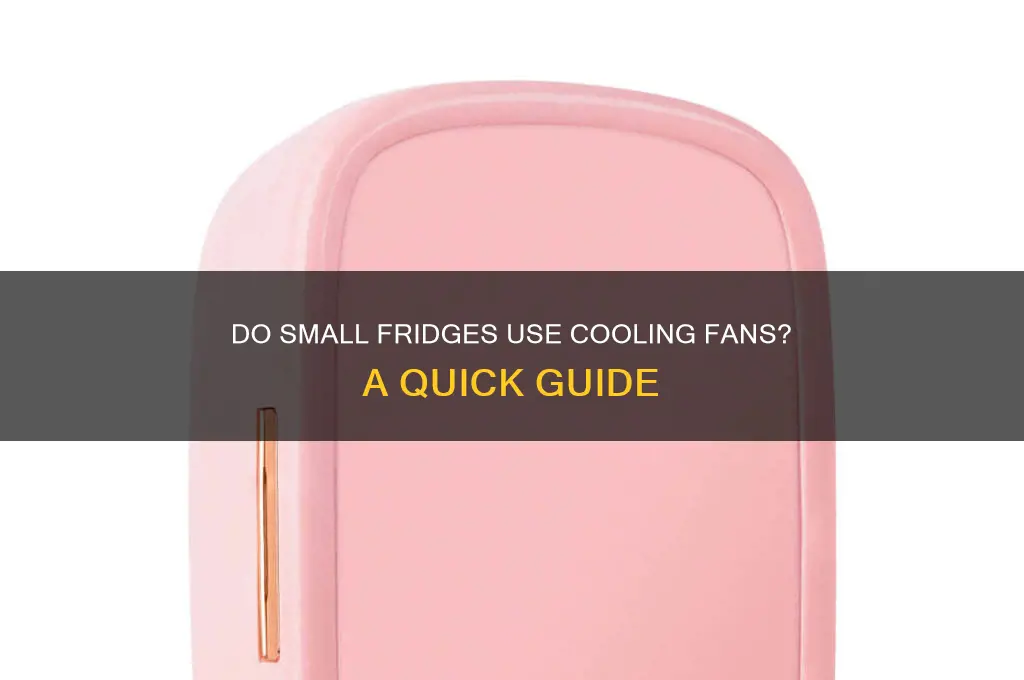 do small refrigerators have a cooling fan