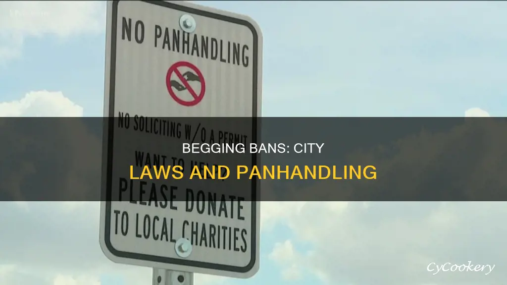 do some cities have laws against pan handling
