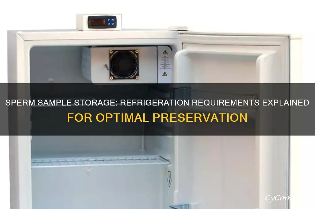 do sperm samples have to be refrigerated