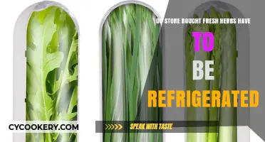 Should Store-Bought Fresh Herbs Be Refrigerated? Expert Tips Inside