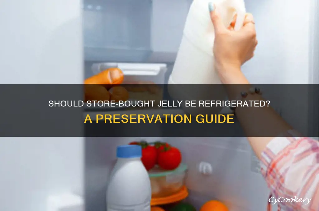 do store bought jelly have to be refrigerated