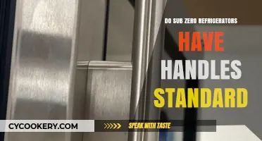 Sub-Zero Refrigerators: Do Handles Come Standard or as an Option?