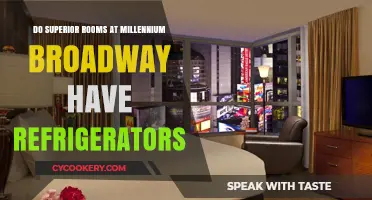 Millennium Broadway Superior Rooms: Do They Include Refrigerators?