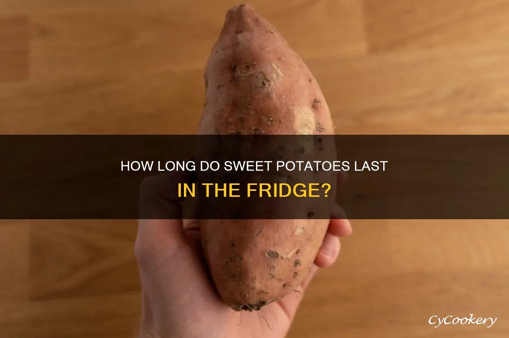 do sweet potatoes go bad in the refrigerator