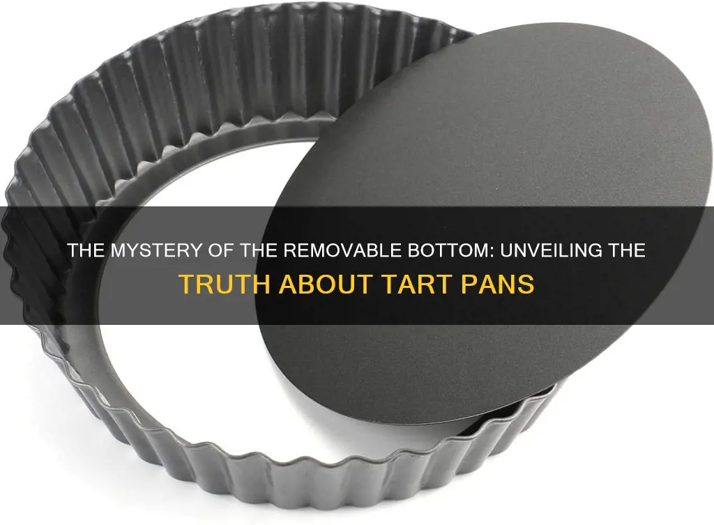 do tart pans have a removable bottom