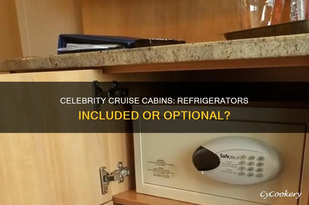 do the celebrity cruise cabins have refrigerators