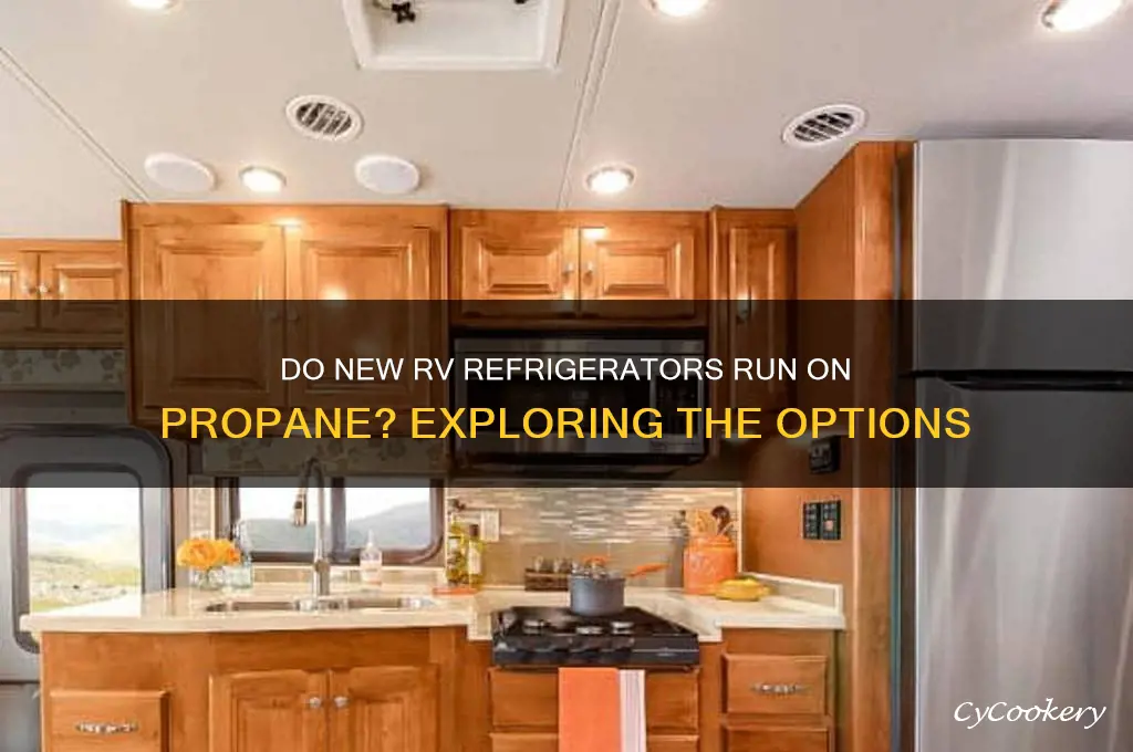 do the new rv refrigerators run on propane