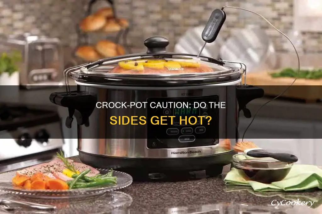 do the outside of crock pots get hot