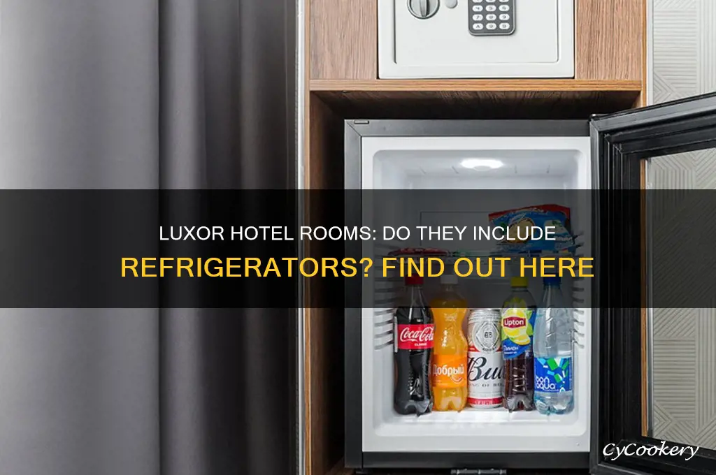 do the rooms at luxor have refrigerators
