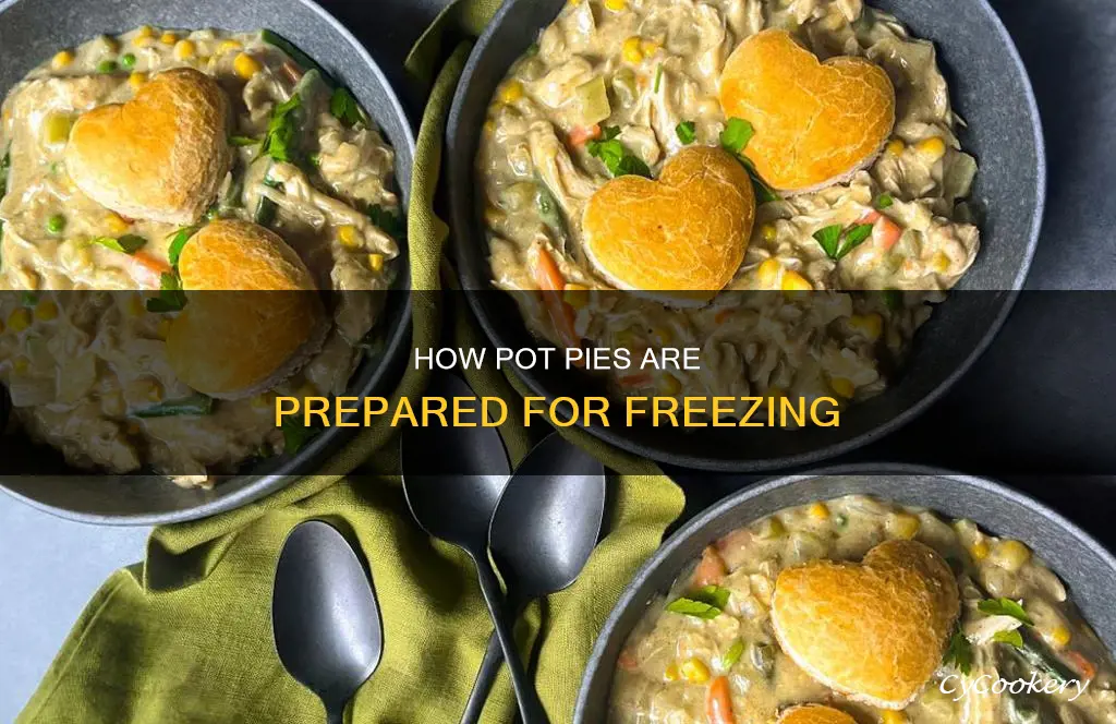 do they cook pot pies before freezing them