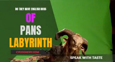 English Dubs of Pan's Labyrinth: Available?
