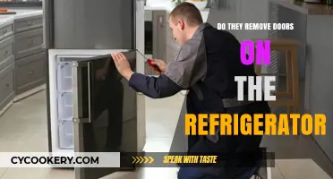 Do Refrigerator Doors Get Removed During Repairs or Upgrades?