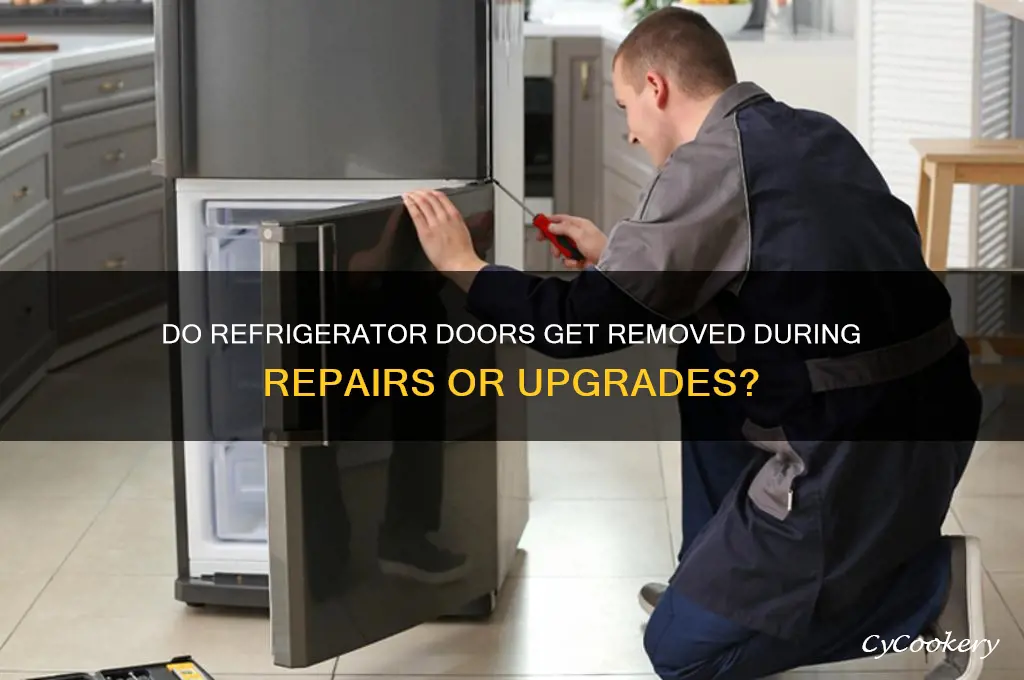do they remove doors on the refrigerator