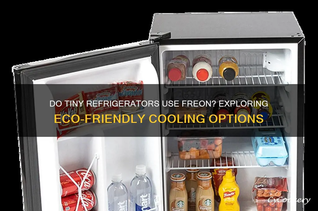 do tiny refrigerators have freeon in it