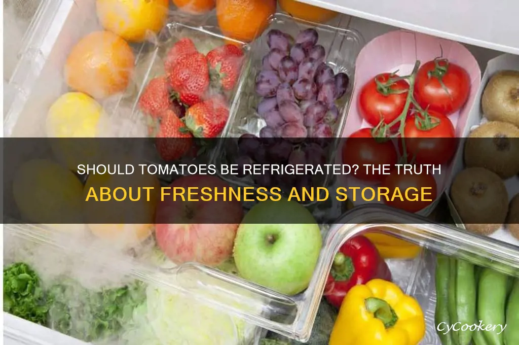 do tomatoes stay fresher in the refrigerator