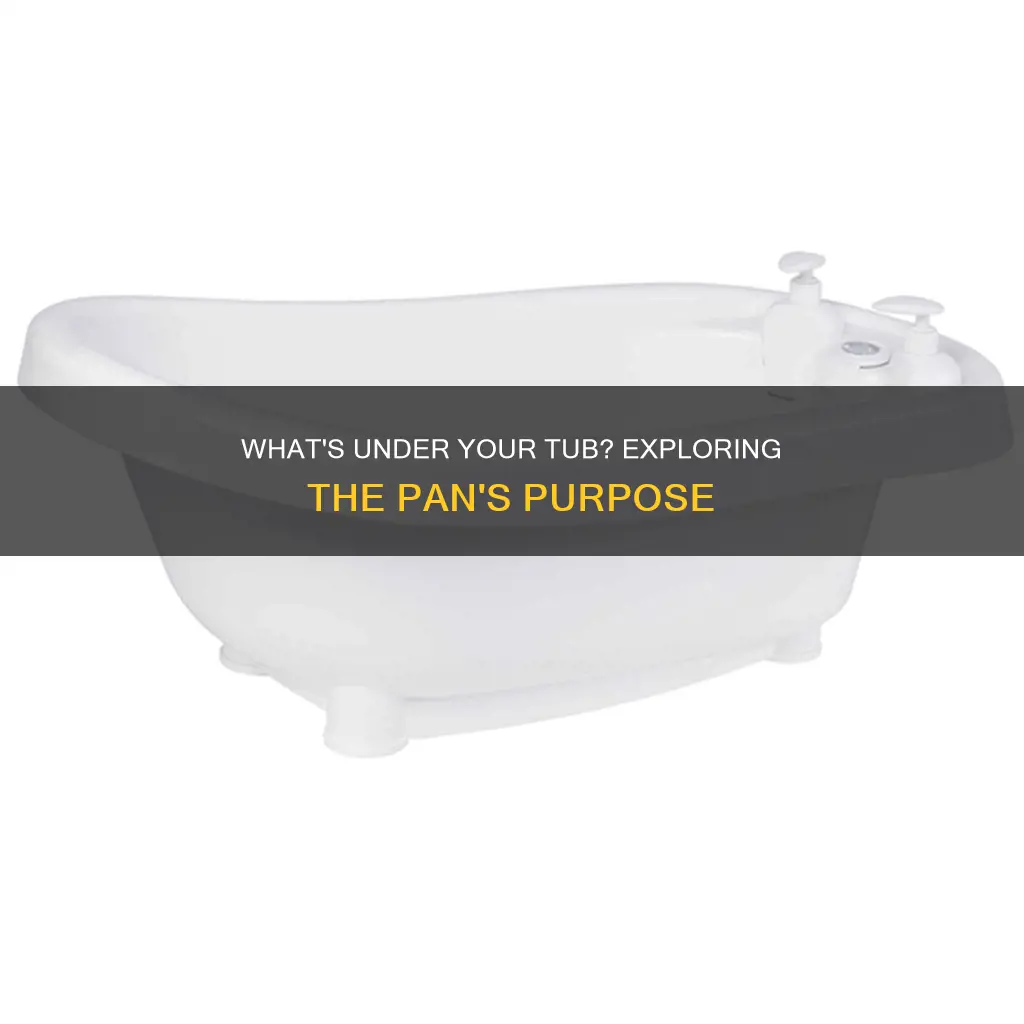 do tubs have a pan under the tub