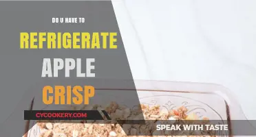 Should Apple Crisp Be Refrigerated? Storage Tips for Perfect Crispiness
