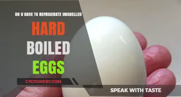 Unshelled Hard-Boiled Eggs: To Refrigerate or Not?