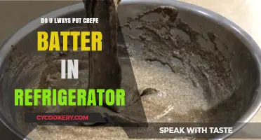 Should You Refrigerate Crepe Batter? Tips for Perfect Crepes Every Time