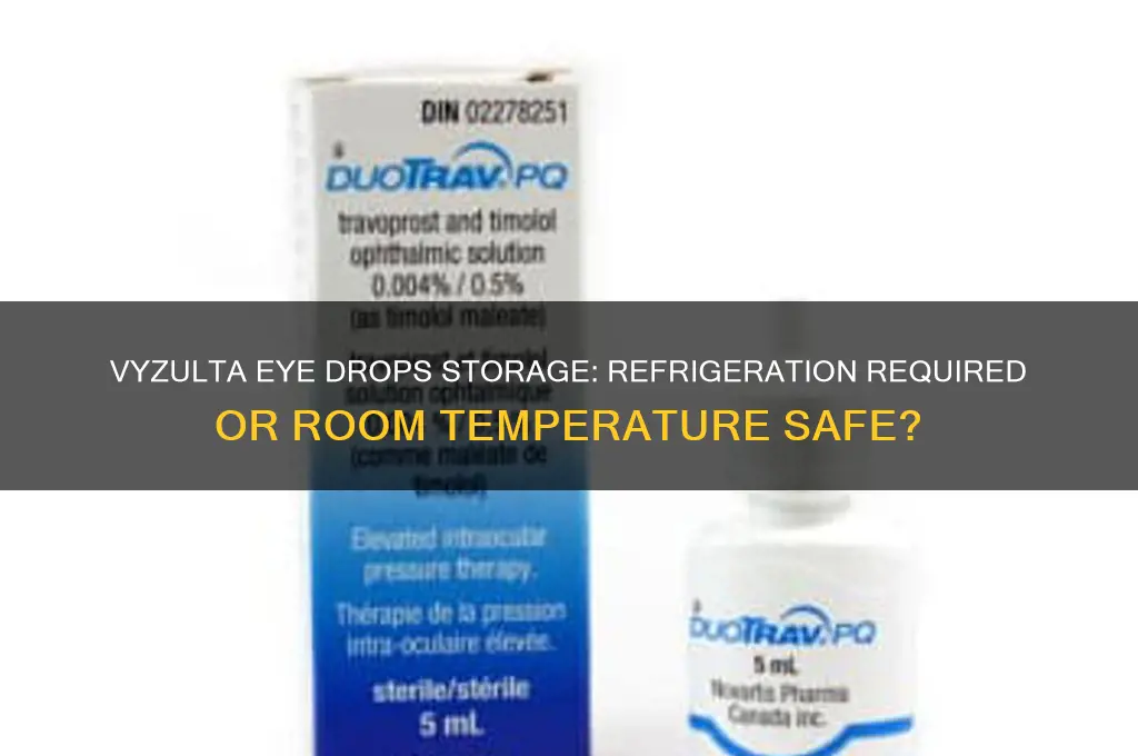 do vyzulta eye drops have to be refrigerated